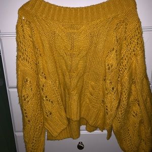 Yellow Vestique sweater